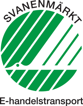 Svanenmärkt e-handelstransport: logotyp